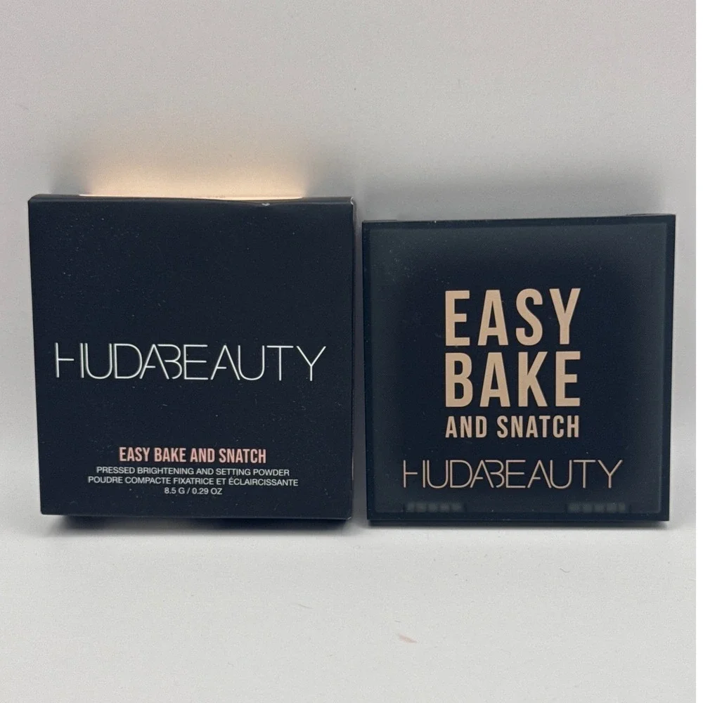 HUDA BEAUTY Easy Bake & Snatch Pressed Brightening Setting Powder Peach‎ Pie NIB